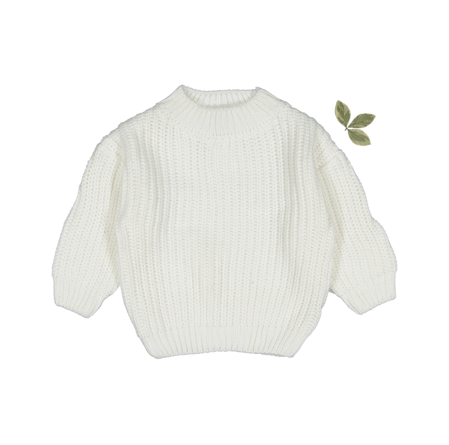 The Chunky Knit Sweater - White