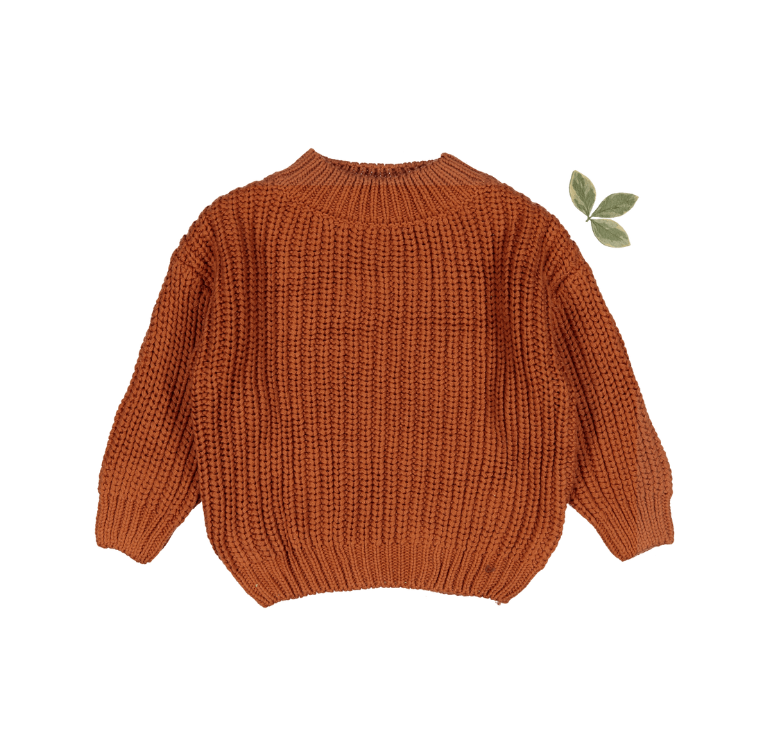 The Chunky Knit Sweater - Caramel