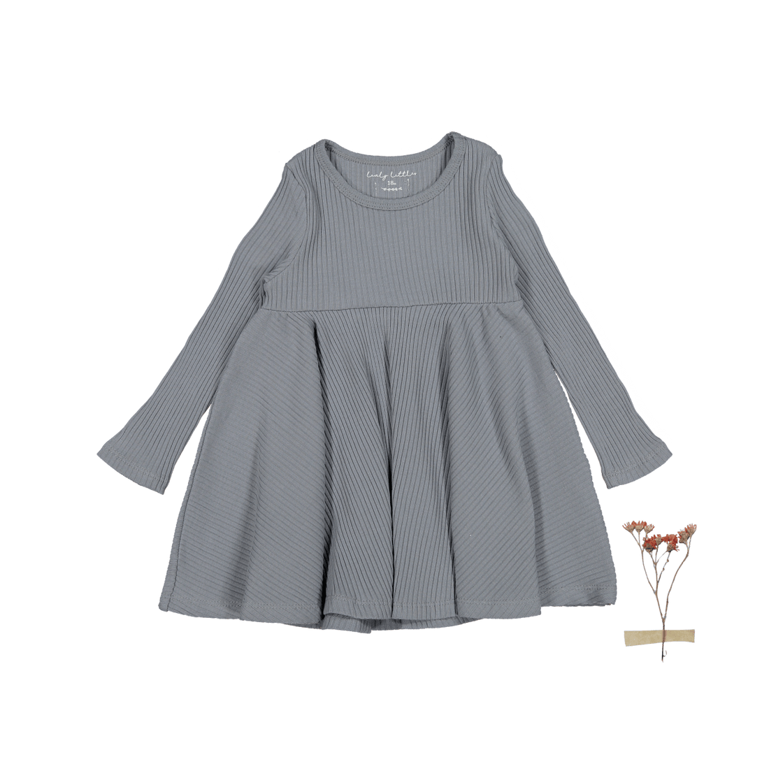 The Long Sleeve Dress - Slate
