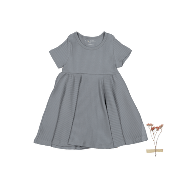 The Short Sleeve Dress - Slate