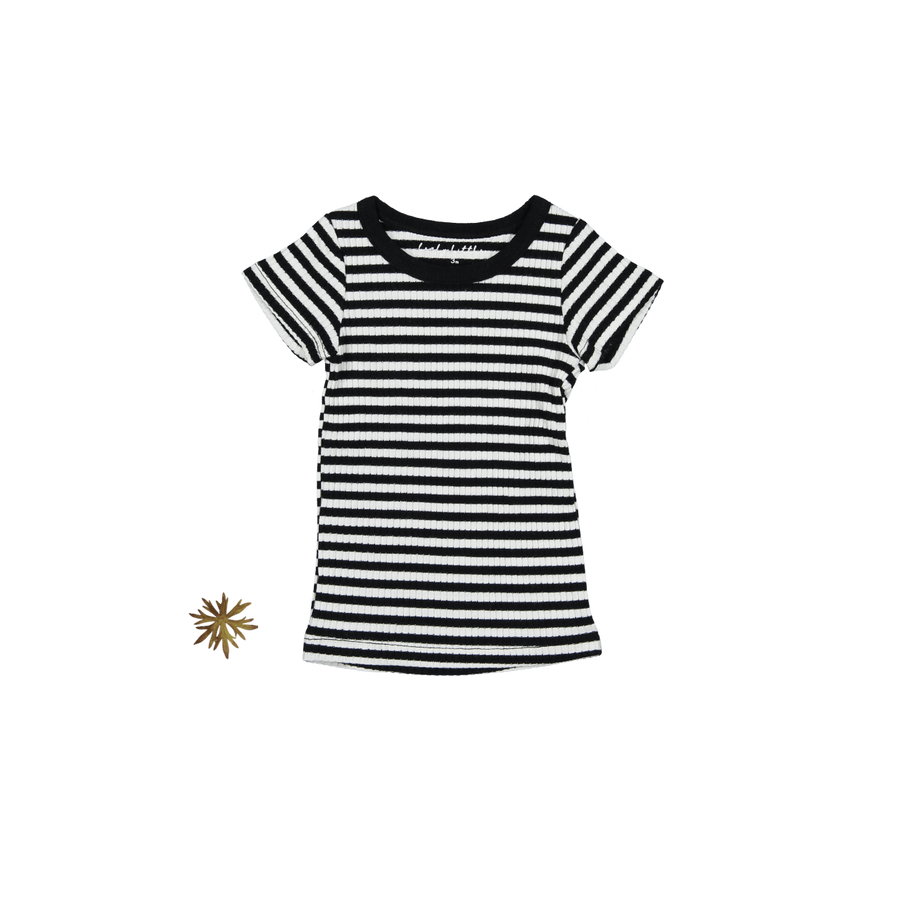 The Printed Short Sleeve Tee - Stripe