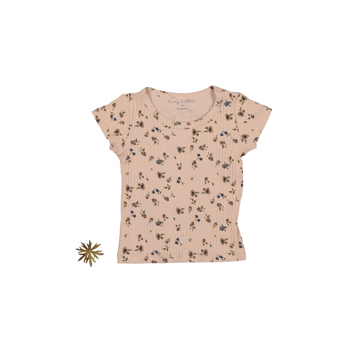 The Printed Short Sleeve Tee - Floral Blush – Lovely Littles