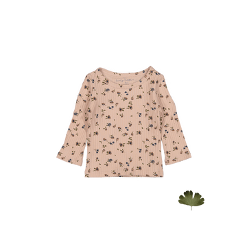 The Printed Long Sleeve Tee - Floral Blush