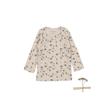 The Printed Long Sleeve Tee - Floral Sand