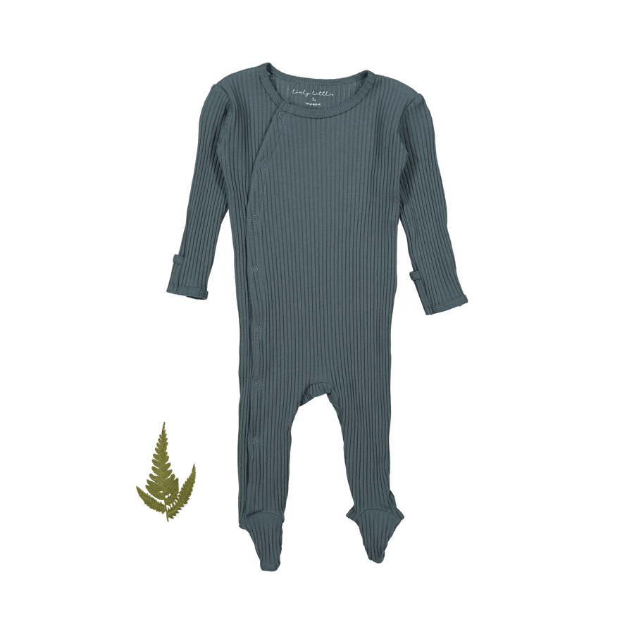 The Snap Romper - Midnight Ribbed
