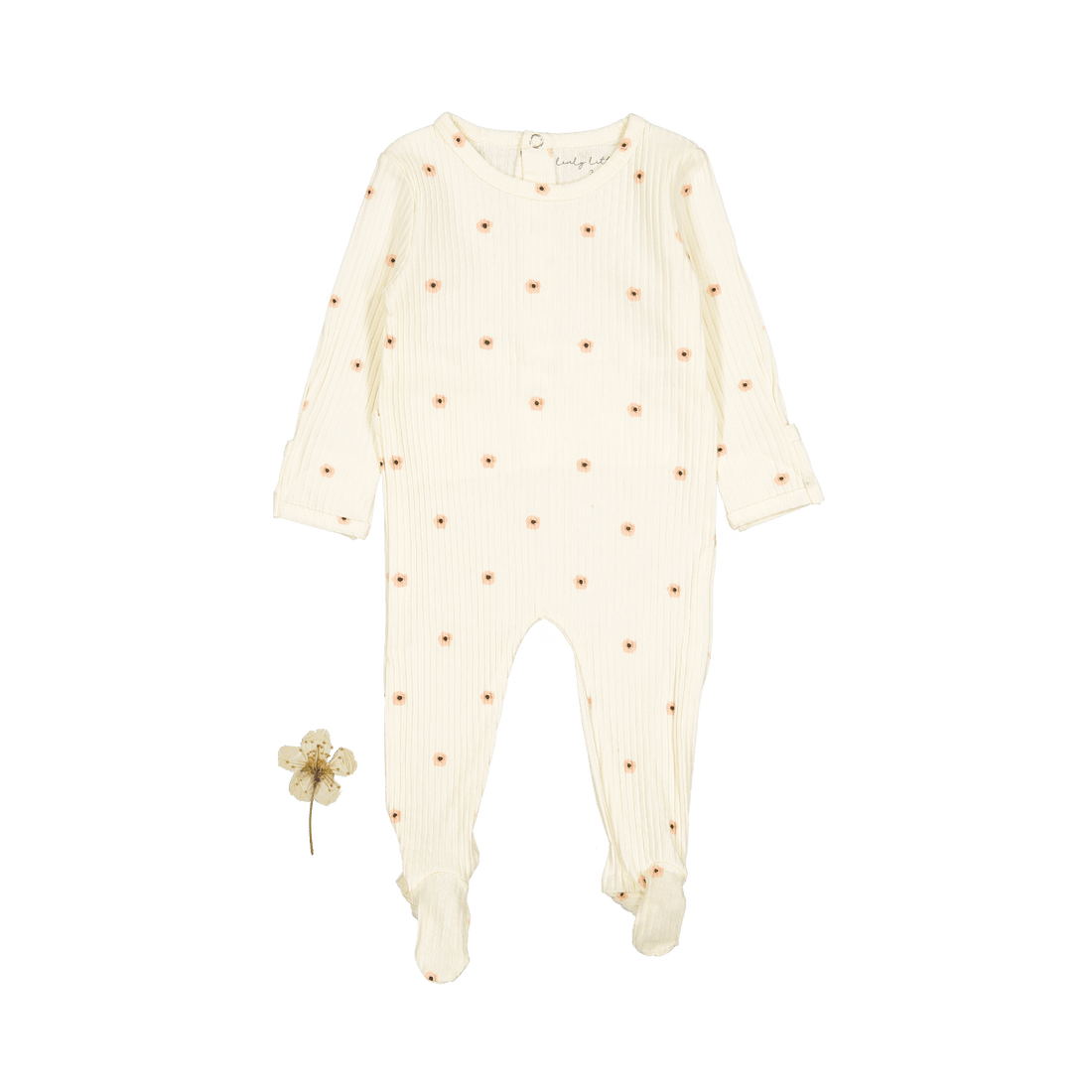 The Printed Romper - Butter Flower