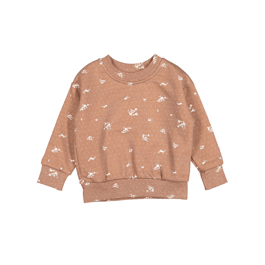 The Printed Sweatshirt - Rosewood Floral