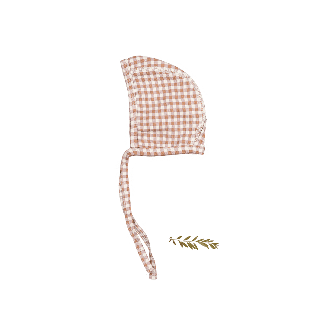 The Printed Bonnet - Rosewood Gingham