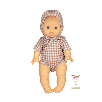 The Printed Doll Clothes - Rosewood Gingham