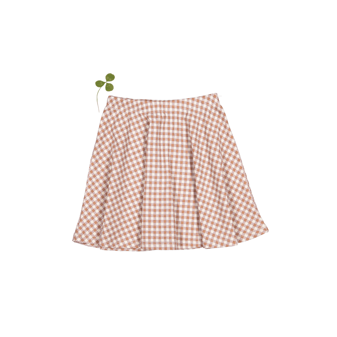 The Printed Skirt - Rosewood Gingham