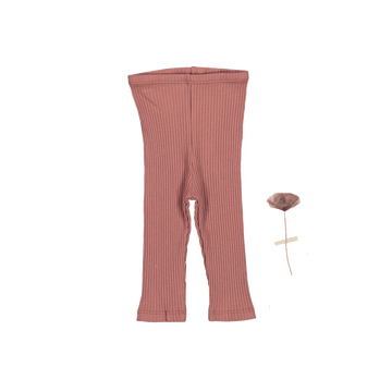 The Legging - Rosewood Ribbed