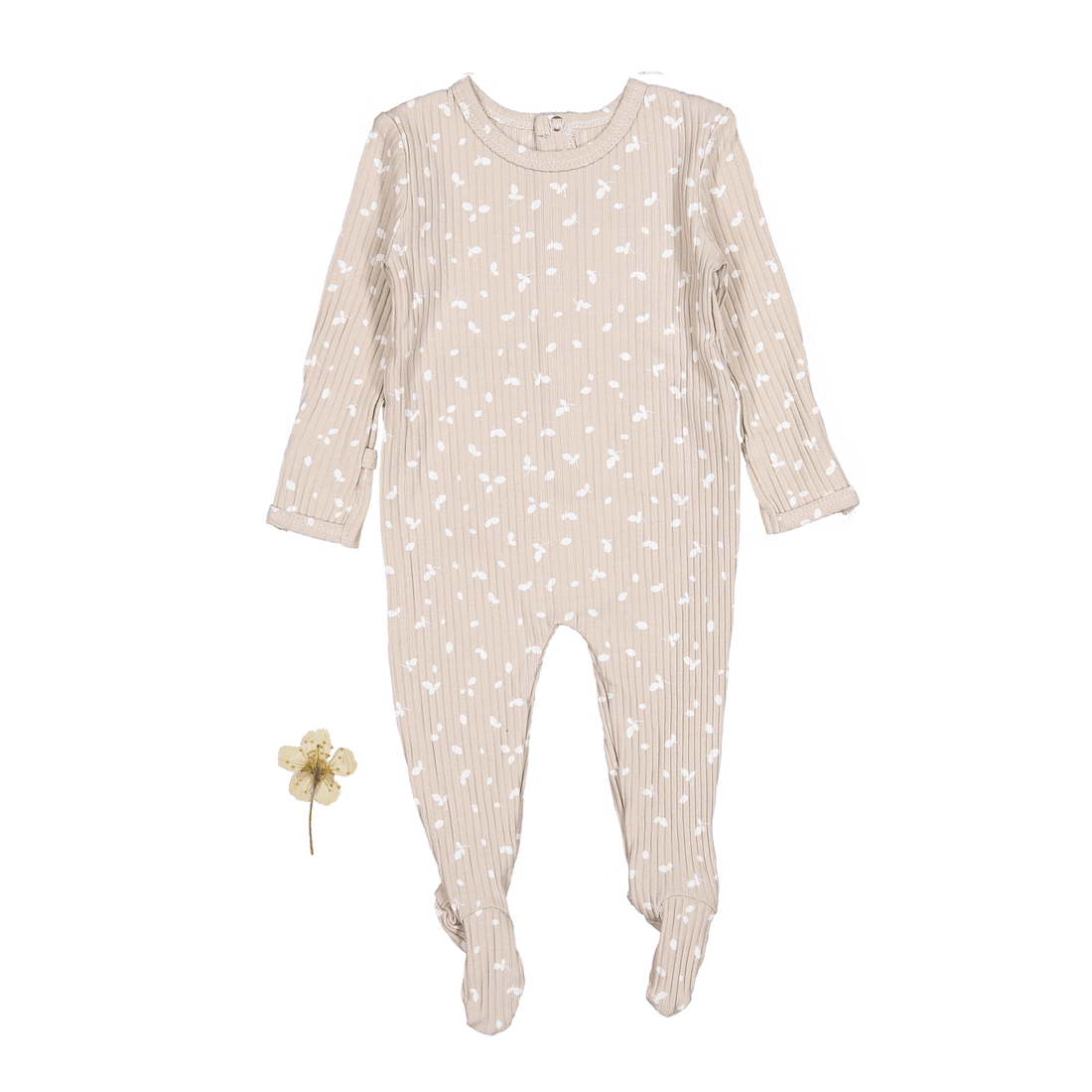 The Printed Romper - Sand Petal