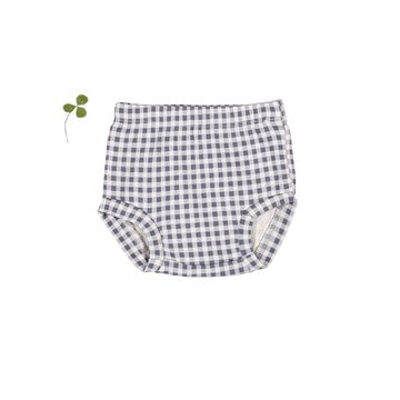 The Printed Bloomer - Steel Gingham