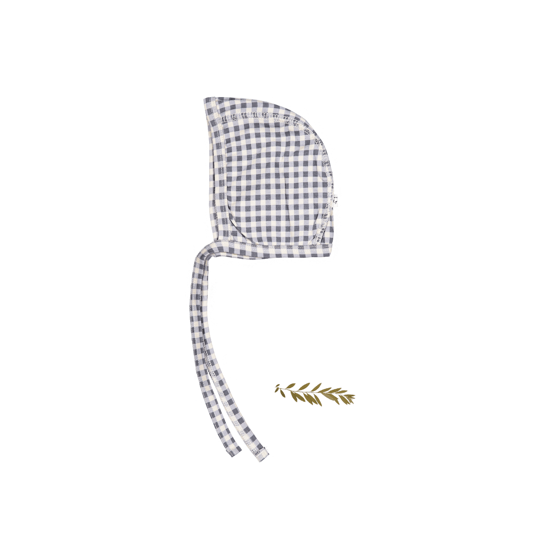 The Printed Bonnet - Steel Gingham