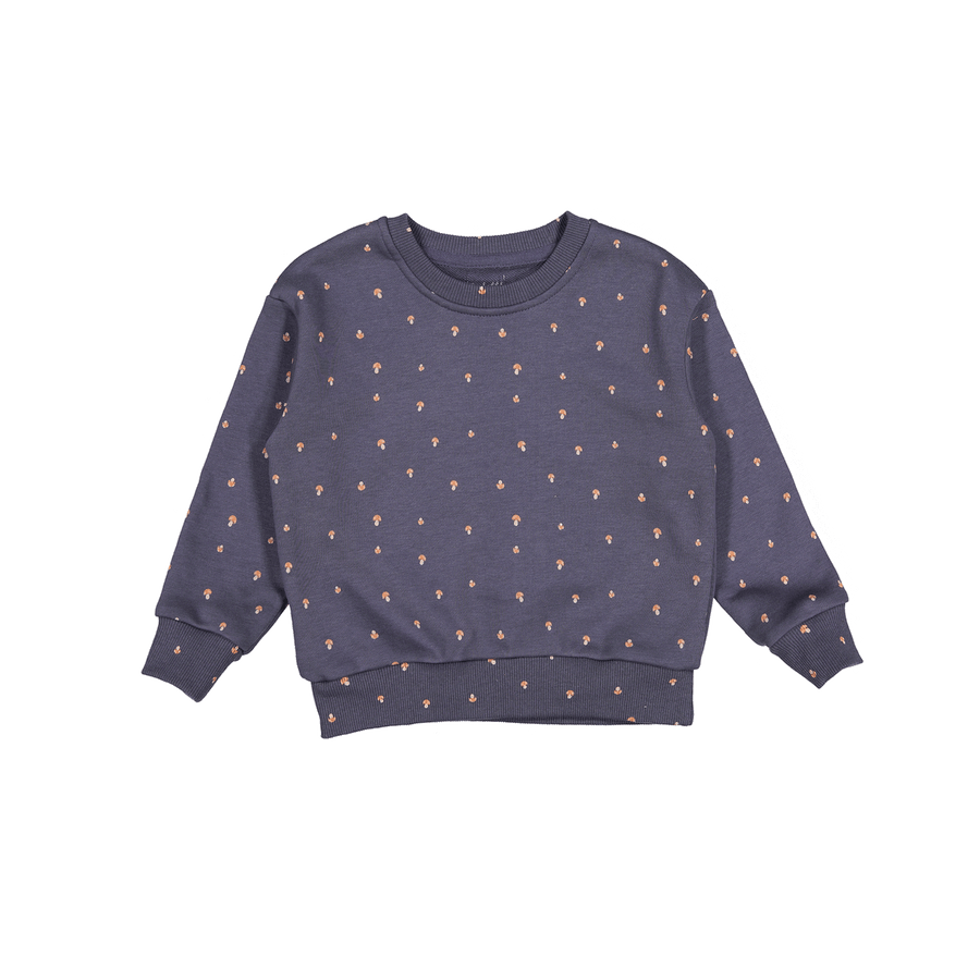 The Printed Sweatshirt - Steel Mushroom