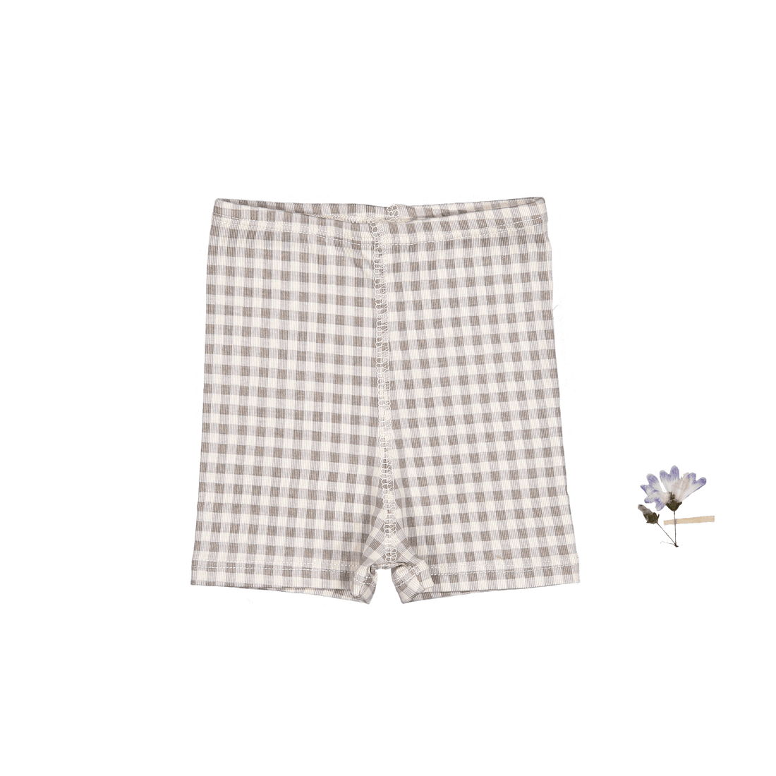 The Printed Short  - Taupe Gingham