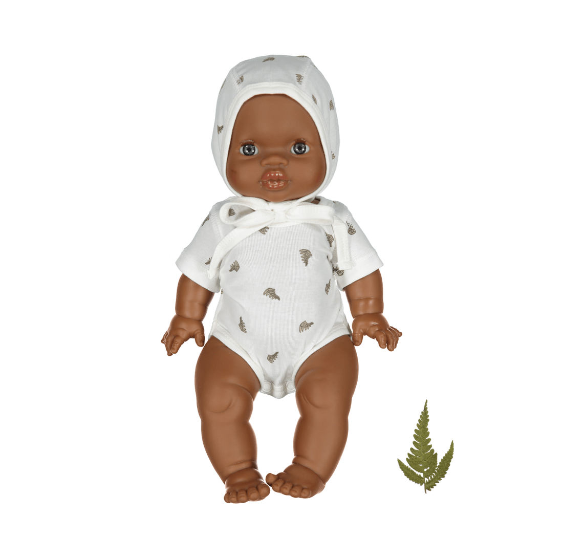 The Printed Doll Clothes - White Leaf