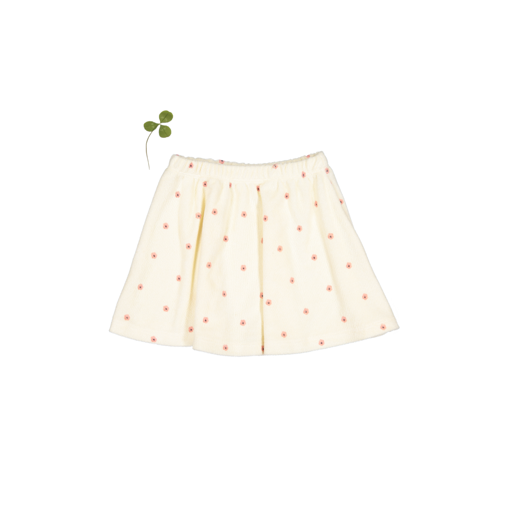 The Terry Skirt - Butter Flower